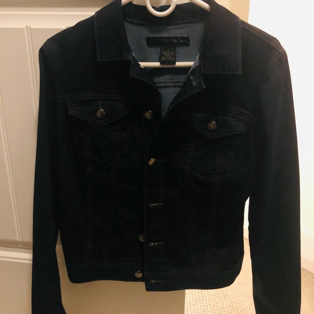 Calvin Klein dark Jean jacket